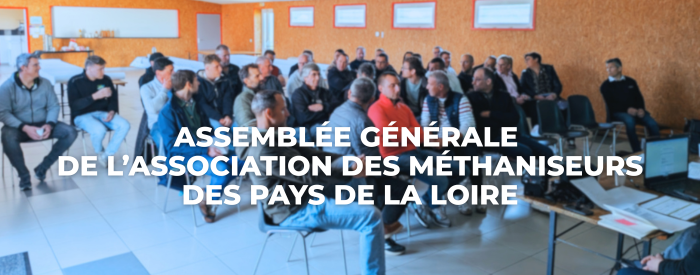Assemblée Générale de l’Association des Méthaniseurs des Pays de la Loire