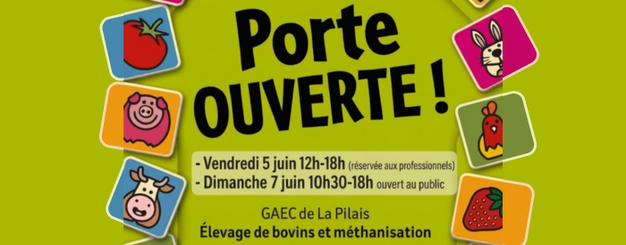 GAEC de la Pilais, Tous à la ferme ! – dimanche 7 juin